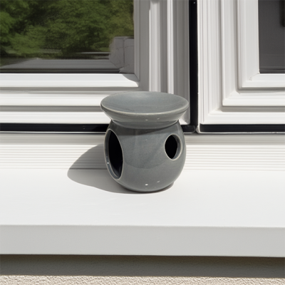 Wax Melt Burner - Grey Pot