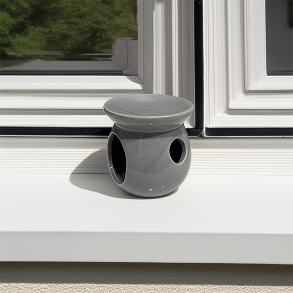 Wax Melt Burner - Grey Pot