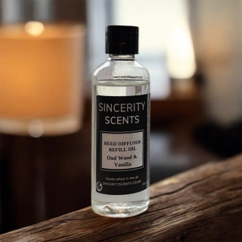 Diffuser Refill Oil - Oud Wood & Vanilla