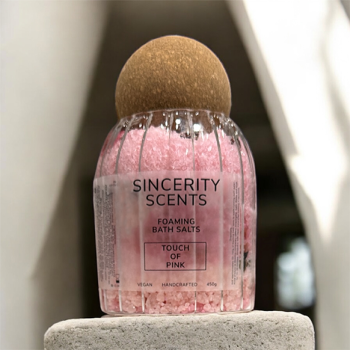 Foaming Bath Salts -  Touch Of Pink