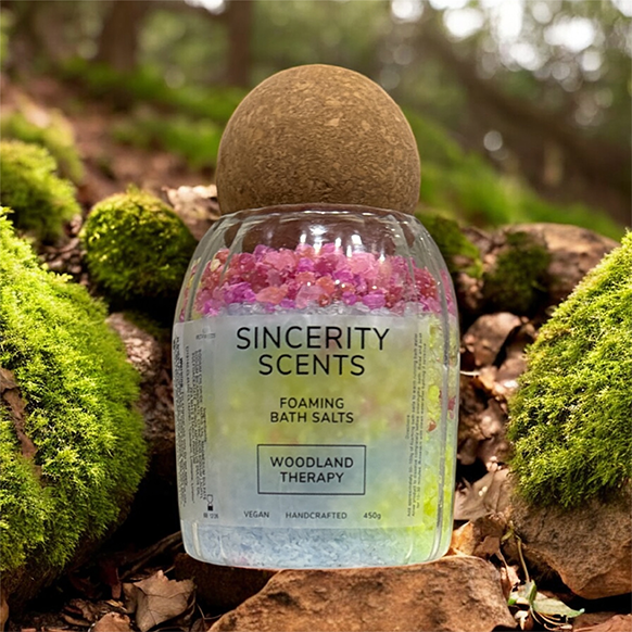 Foaming Bath Salts -  Woodland Therapy