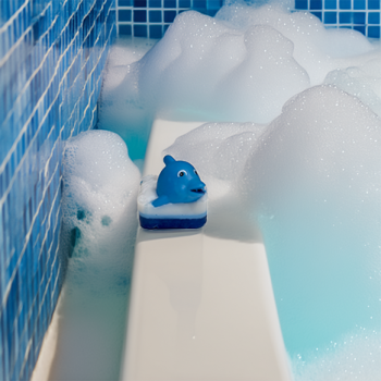 Toy Rubber Dolphin in Soap