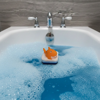 Toy Orange Clown Fish in Soap