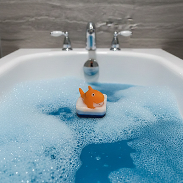 Toy Orange Clown Fish in Soap